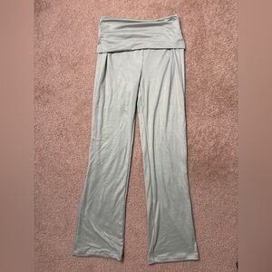 Sage Green Buttery Soft Fold Over Leggings